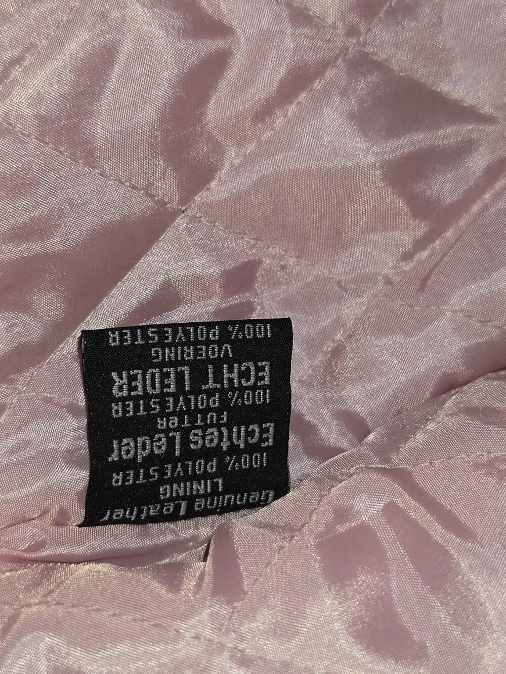 Milwaukee Leather Genuine Leather Pink Moto Biker Jacket XS Belted